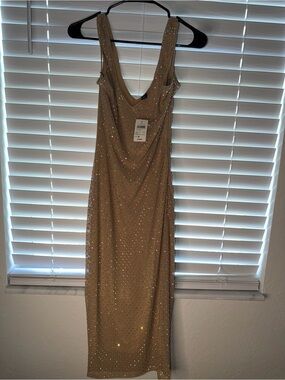 Windsor Nude Sequin Maxi Dress